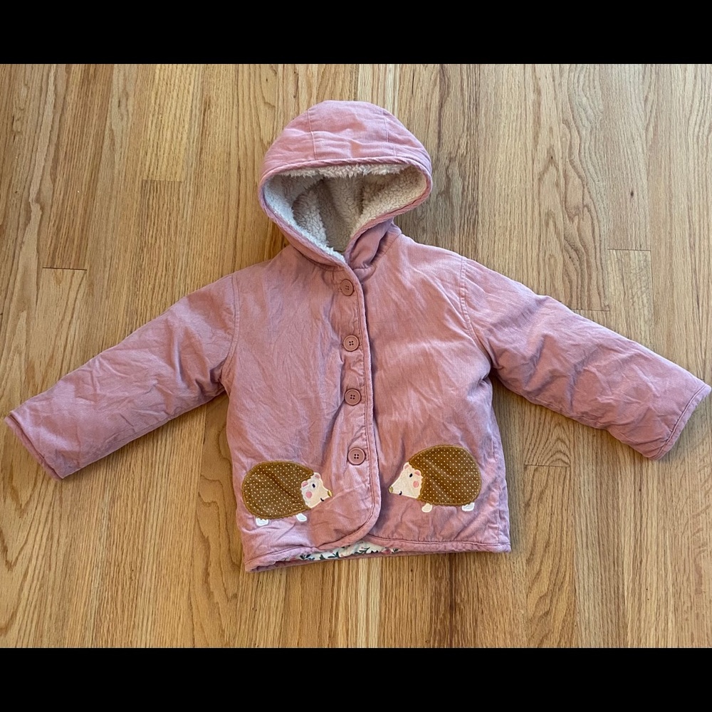 Mini Boden 3/4 hedgehog jacket